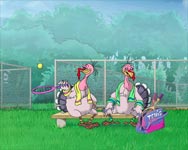 Arvi kalakutai. Tenisas. Animacin reklama