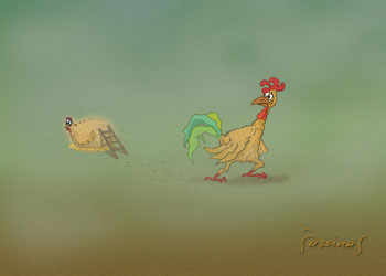 Jakštas Šarūnas - Karikatūra: Gundymas / Temptation // Caricature, Karikatūros, Caricaturas, Karikaturen, caricatura, www.sarunas.com