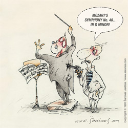 Jakštas Šarūnas - Karikatūra: Dirigentas / Conductor // Caricature, Karikatūros, Caricaturas, Karikaturen, caricatura, www.sarunas.com