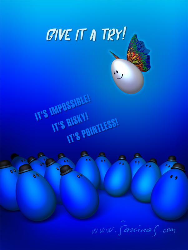 Linksmų Velykų! - Give It A Try! - Happy Easter!